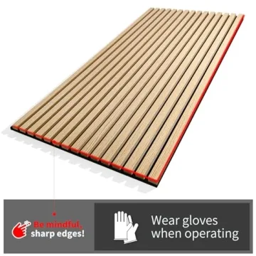 Art3d Wood Slat Acoustic Panels Noise Reduction Decor