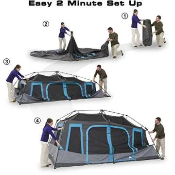Ozark Trail Instant Cabin Tent for 10 Person Comfort