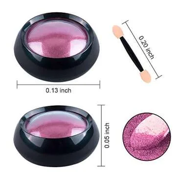 Duufin 28 Colors Chrome Nail Powder for Stunning Nails