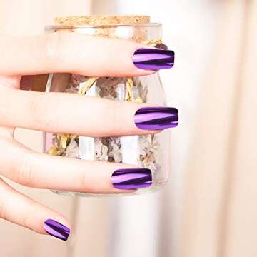 Duufin 28 Colors Chrome Nail Powder for Stunning Nails