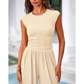 PRETTYGARDEN Women's Stylish 2 Piece Summer Outfit 2025