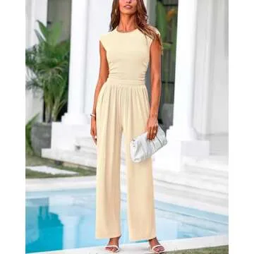 PRETTYGARDEN Women's Stylish 2 Piece Summer Outfit 2025