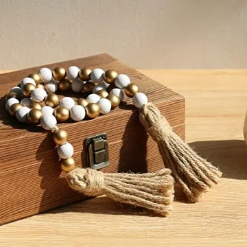 Meplait Wood Bead Garland - 39in Home Decor Accents