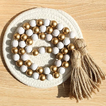 Meplait Wood Bead Garland - 39in Home Decor Accents