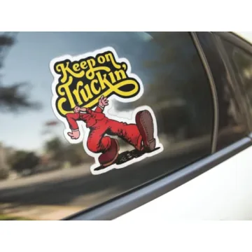 Keep On Truckin Vinyl Decal - Nostalgic Decals for All