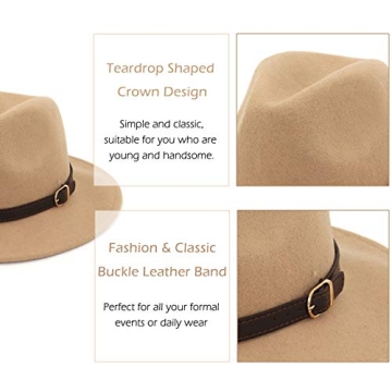 Stylish lisianthus wool fedora hat for all occasions