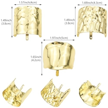 3 Pcs Stylish Lava Ponytail Hair Clips for Women