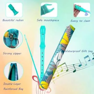 Professional German 8-Hole Soprano Recorder for Kids