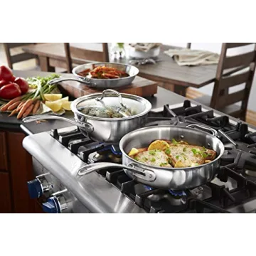 Calphalon Tri-Ply Stainless Steel Cookware Set for Culinary Excellence