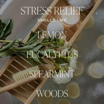 Calm & Fresh Stress Candle - Eucalyptus & Citrus Scent