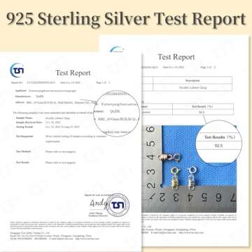 Qulltk 925 Sterling Silver Magnetic Necklace Clasps and Closures,Mini Bracelets Clasp Converter Gold and Silver Chain Extender for Jewelry Making Supplies