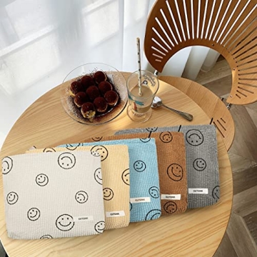 GUTGNK Makeup Bag - Stylish Corduroy Organizer for Women