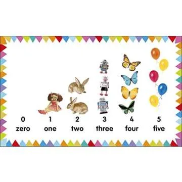 Vibrant My First Numbers & Counting Flash Cards for Toddlers