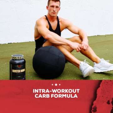 REDCON1 Cluster Bomb, Unflavored - Intra/Post Workout Carbs - Gluten Free + Vegan Cluster Dextrin - Carbohydrate Powder for Readily Available Energy (30 Servings)