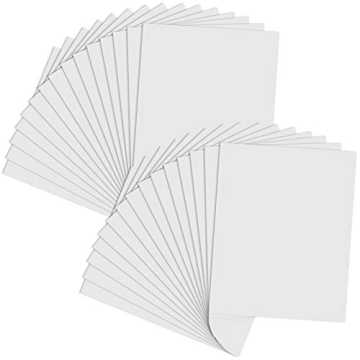 30 Pack Foam Boards 8x10 Inch Foam Core Backing Board White 1/5" Thickness Mat Board Polystyrene Pos...