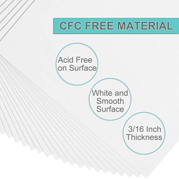 Premium Foam Boards 8x10 Inch Pack for All Projects