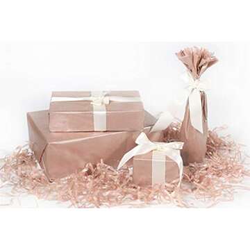 UNIQOOO 40 Sheets Premium Metallic Gift Wrap - Eco-Friendly