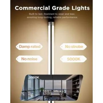 Sunco Linkable LED Utility Shop Light - Bright & Versatile