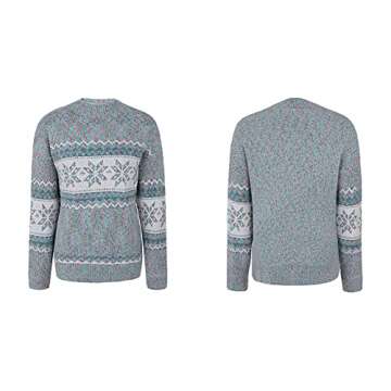 Stylish Christmas Snowflake Pullover Sweater for Women