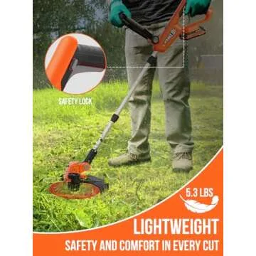 VARSK 20V Cordless 2-in-1 String Trimmer & Edger