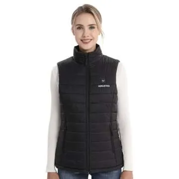 Venustas Women's Heated Vest with Battery, Lightweight Quilted Vest for Women