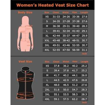 Venustas Women's Heated Vest with Battery, Lightweight Quilted Vest for Women