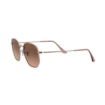Ray-Ban RB3548N Hexagonal Sunglasses with UV Protection