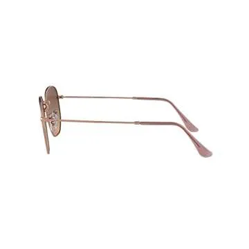 Ray-Ban RB3548N Hexagonal Sunglasses with UV Protection