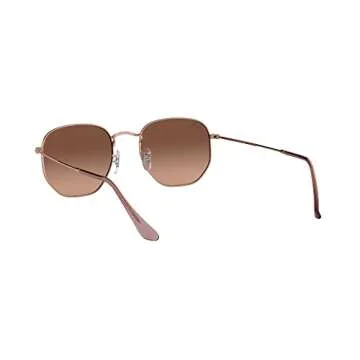 Ray-Ban RB3548N Hexagonal Sunglasses with UV Protection
