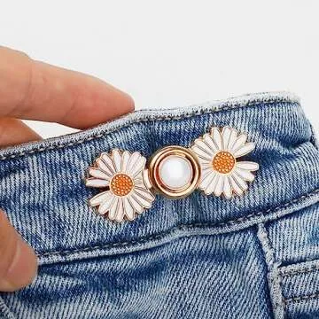 Adjustable TOOVREN Pant Waist Tightener Buttons for Jeans