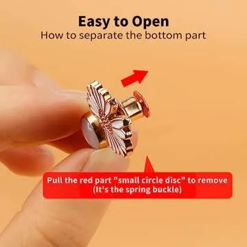 Adjustable TOOVREN Pant Waist Tightener Buttons for Jeans