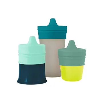 Boon Snug Silicone Sippy Cup Lids for Easy Drinking