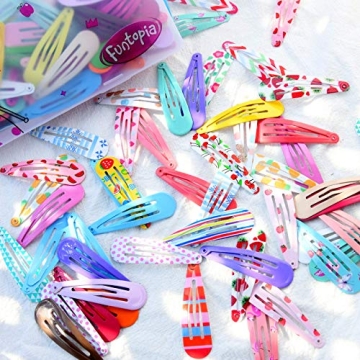 120 Pcs Colorful Hair Clips for Kids and Teens