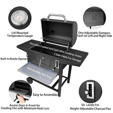 Royal Gourmet Charcoal Grill - Perfect for Outdoor Cooking