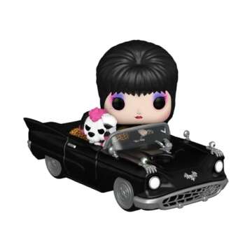 Funko POP! Rides Deluxe: Elvira Mistress of The Dark with Macabre Mobile - Collectable Vinyl Figure ...