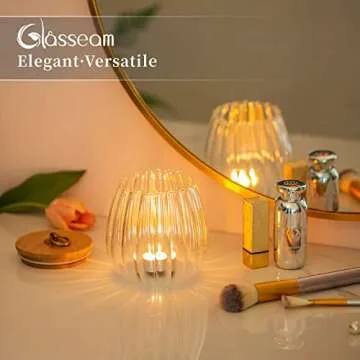 Stylish Airtight Glass Jars with Bamboo Lids