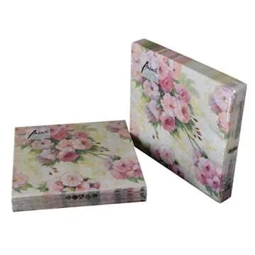 AVEVER Decorative Napkins for Decoupage - Blush Pink