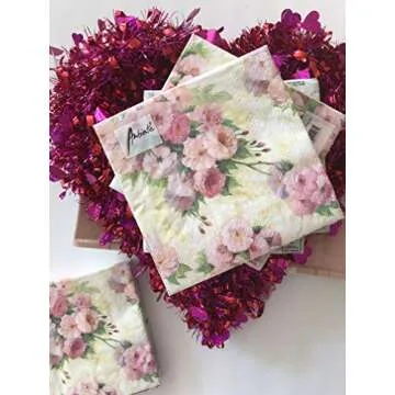 AVEVER Decorative Napkins for Decoupage - Blush Pink