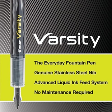 PILOT Varsity Disposable Fountain Pens - Pack of 6