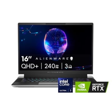 Alienware X16 R2 Gaming Laptop - 16-inch QHD+ 240Hz 3ms Display, Intel Core Ultra 7-155H, 16GB LPDDR...