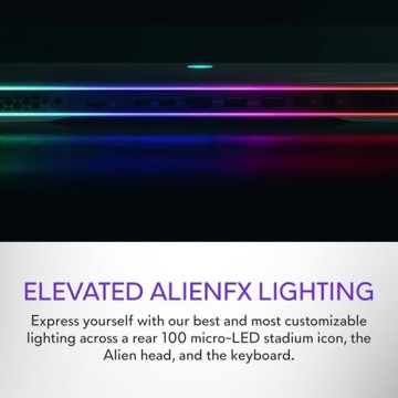 Alienware X16 R2 Gaming Laptop - 16-inch QHD+ 240Hz 3ms Display, Intel Core Ultra 7-155H, 16GB LPDDR5X RAM, 1TB SSD, NVIDIA GeForce RTX 4070 8GB GDDR6, Windows 11 Home, Onsite Service - Lunar Silver