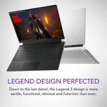 Alienware X16 R2 Gaming Laptop - 16-inch QHD+ 240Hz 3ms Display, Intel Core Ultra 7-155H, 16GB LPDDR5X RAM, 1TB SSD, NVIDIA GeForce RTX 4070 8GB GDDR6, Windows 11 Home, Onsite Service - Lunar Silver