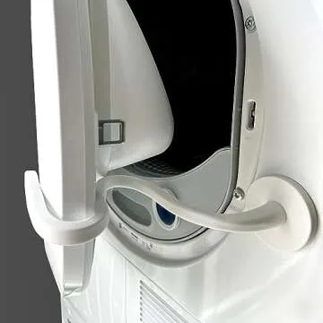 Spedtees Front Load Washer Door Prop, Magnetic Flexible Washer and Dryer Door Support Keep Washer Drying Door Open to Keep Dry (White, Round)