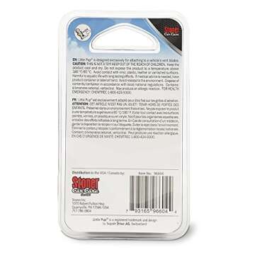 Little Pup 96604 Fruit Scent, Car Air Freshener, Clips to A/C Air Vent, Alcohol-Free Fragrance Oil, Non-Hazardous and Non-Toxic Plastic, Set of 1