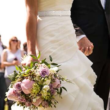 6 Rolls Pearl Diamond Ribbon Self Adhesive Rhinestone Ribbons 5.28 Yards Bling Rhinestone Strand Crystal Ribbon Sticker White Pearl Trim Roll for Wedding Crafts Car Phone Xmas Decoration, Silver