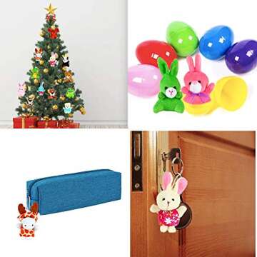 Nasidear 32 Pack Mini Plush Animal Toys for Kids