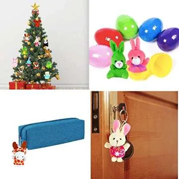 Nasidear 32 Pack Mini Plush Animal Toys for Kids