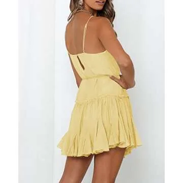 Onedreamer Women Summer Ruffle Mini Dress for Every Occasion