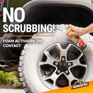 Armor All Tire Foam Spray for Cars and Motorcycles - 20 Oz