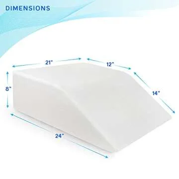 Healthex Leg Elevation Pillow for Pain Relief and Comfort